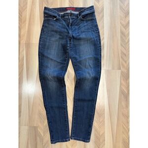 L.L.Bean Women's Blue Denim Jeans Size 10 M/T Slim Fit Stretch Comfort